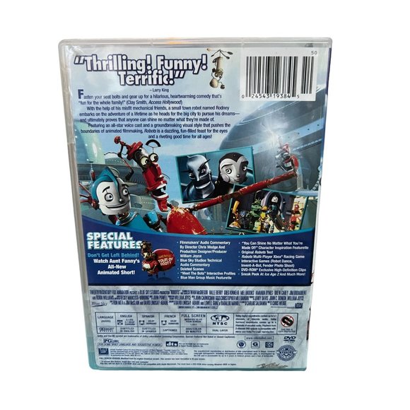 Robots DVD Full Screen Robin Williams Halle Berry - Picture 2 of 2